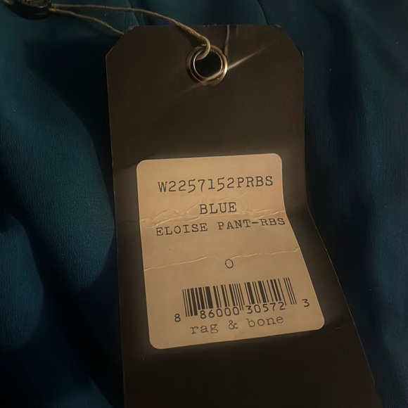 rag & bone store exclusive Eloise Pant in Blue - Picture 2 of 3